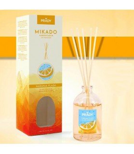 MIKADO PRADY AMBIANCE ORANGE FLASH 100ML - PRADY | Kcosmétique le grossiste cosmétique pas cher, maquillage et parfum discount n°1 en France