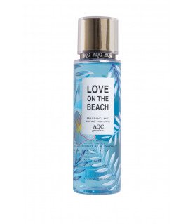 BODY MIST LOVE ON THE BEACH AQC FRAGRANCES 200ML - PARFUMS | Kcosmétique le grossiste cosmétique pas cher, maquillage et parfum discount n°1 en France