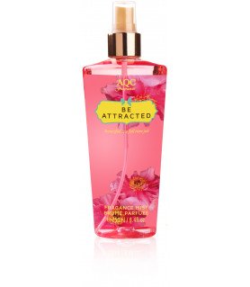 BRUME AQC FRAGRANCES BE ATTRACTED 250ML - Parfums AQC Fragrances | Kcosmétique le grossiste cosmétique pas cher, maquillage et parfum discount n°1 en France