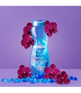 GEL DOUCHE SECRET TULIPAN NEGRO BAIN BLUE LAGOON 600ML - Kcosmétique Grossiste Maquillage