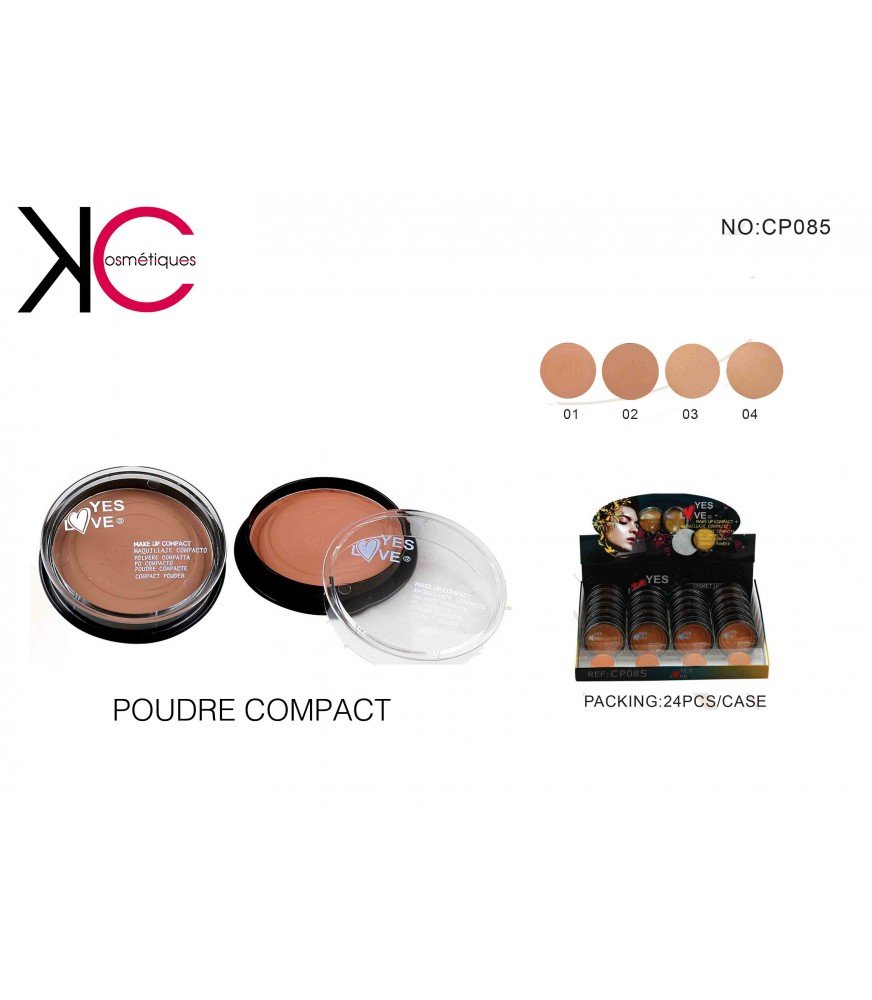 POUDRE COMPACT YES LOVE CP085 - POUDRE COMPACT | Kcosmétique le grossiste cosmétique pas cher, maquillage et parfum discount n°1 en France