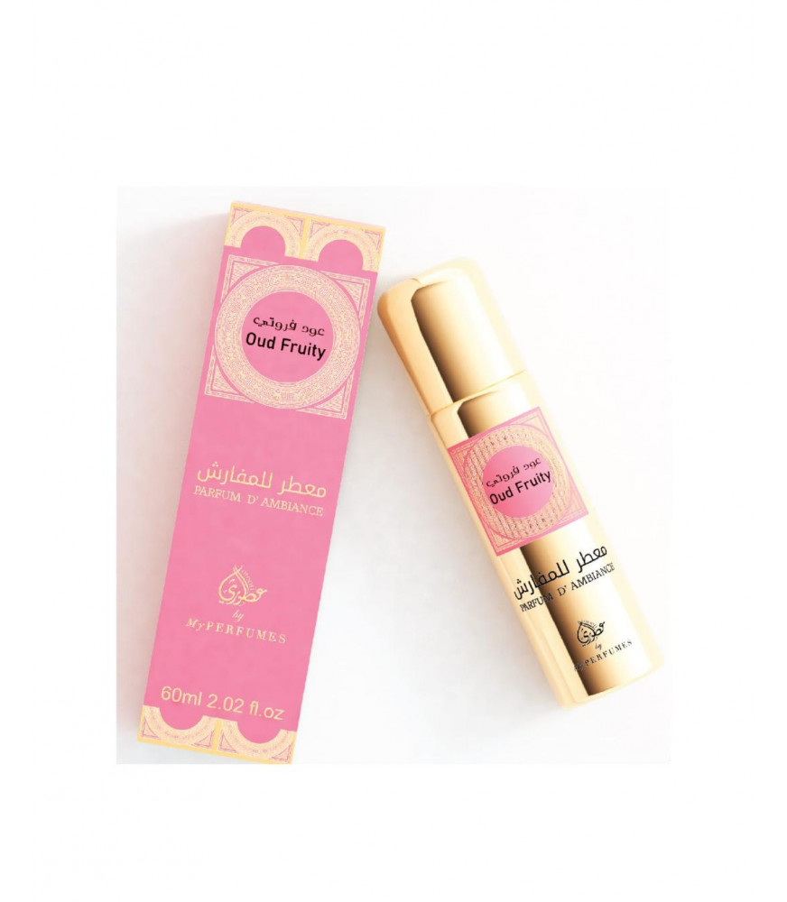 BRUME PARFUM D'AMBIANCE DUBAI OUD FRUITY 60ML - Parfums d'ambiance | Kcosmétique le grossiste cosmétique pas cher, maquillage et parfum discount n°1 en France