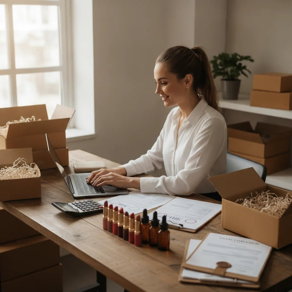 Micro-entreprise revente cosmétiques, le guide 2026