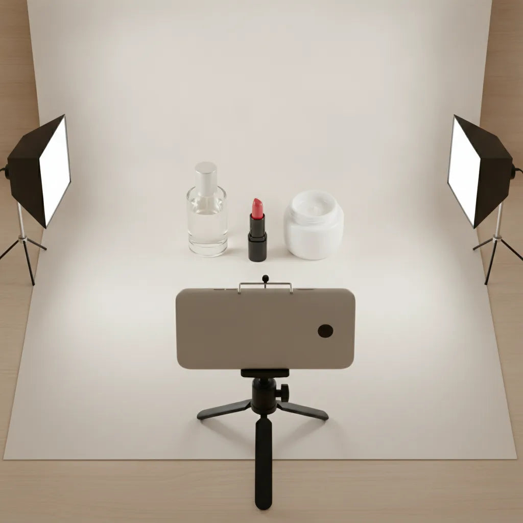 Photos produit cosmétique vente en ligne, guide 2026