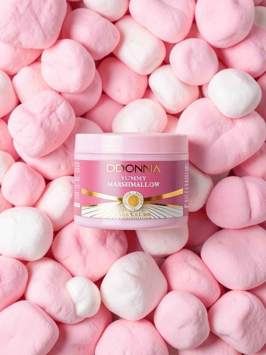 Lot de 6 Pièces - Crème Visage Yummy Marshmallow 115g - D’Donna