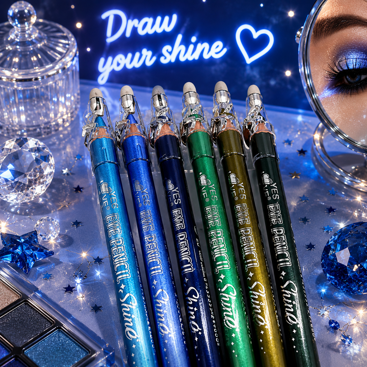 Lot de 36 Pièces - Crayon Pour Les Yeux + Taille Crayon - Yes Love