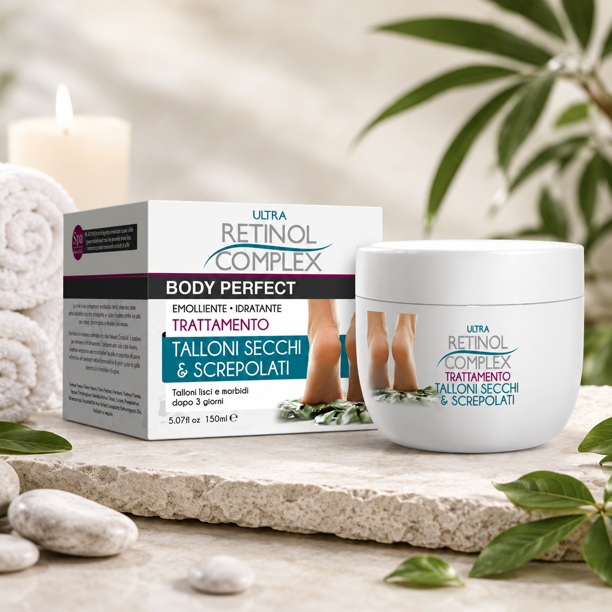 Pack of 6 Pieces - Treatment for Dry and Cracked Feet and Heels 150ml / 391 - Retinol Complex