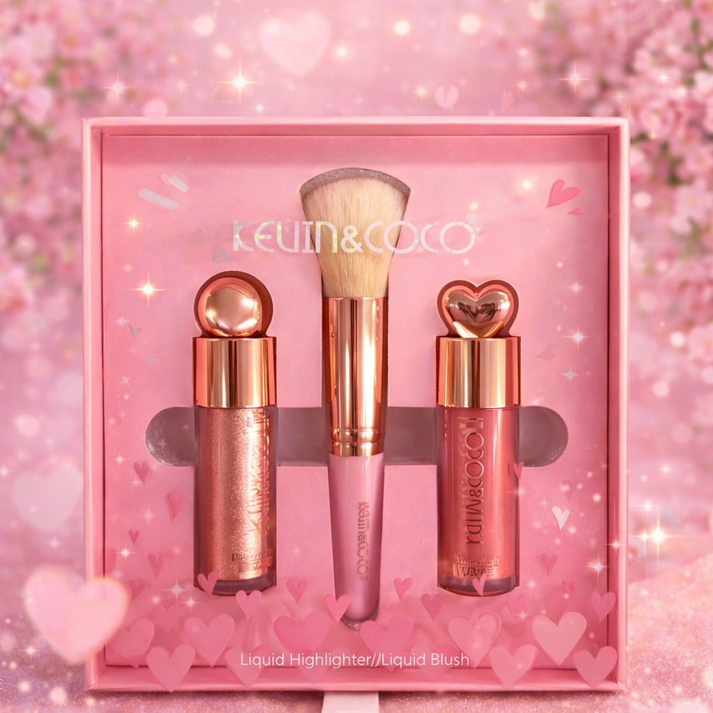 Lot de 6 - Sublime Set Gloss liquid gloss & Liquid Blush - Kevin & Coco