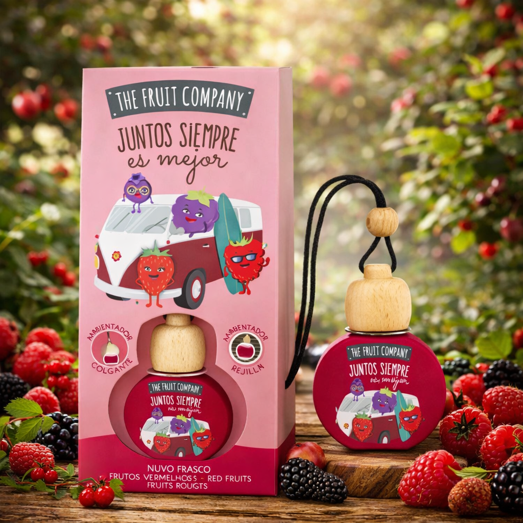 Lot de 14 Pièces - Désodorisant Voiture Diffuseur de Parfum Fruits rouge - The fruit Company