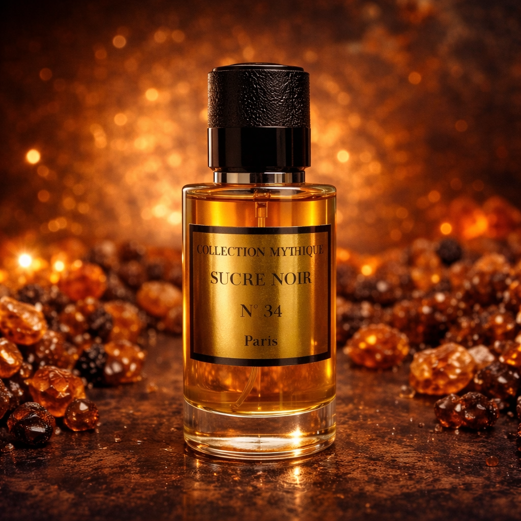 Lot de 6 Pièces - Parfum Sucre Noir N°34 Collection Mythique 50ml - Collection Mythique