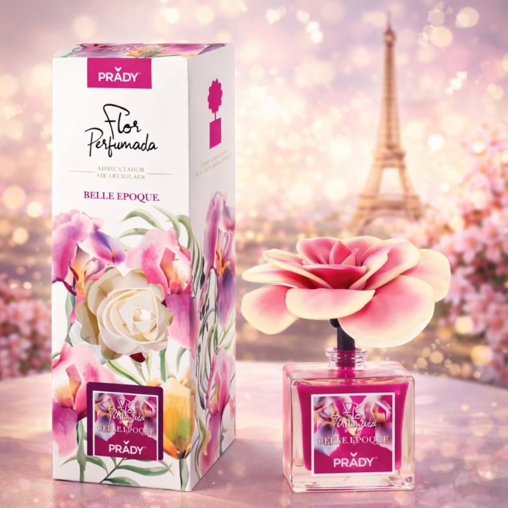 Lot de 6 Pièces - Fleur Mikado Diffuseur Belle Epoque 90ML - Prady