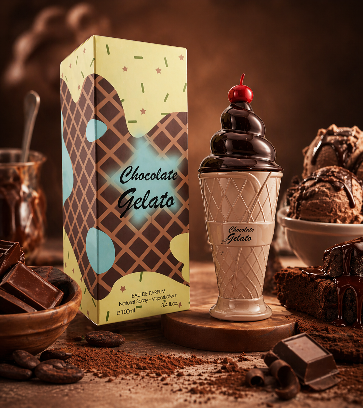 Lot de 6 Pièces  - Parfum Chocolate Gelato - Fragrance Couture