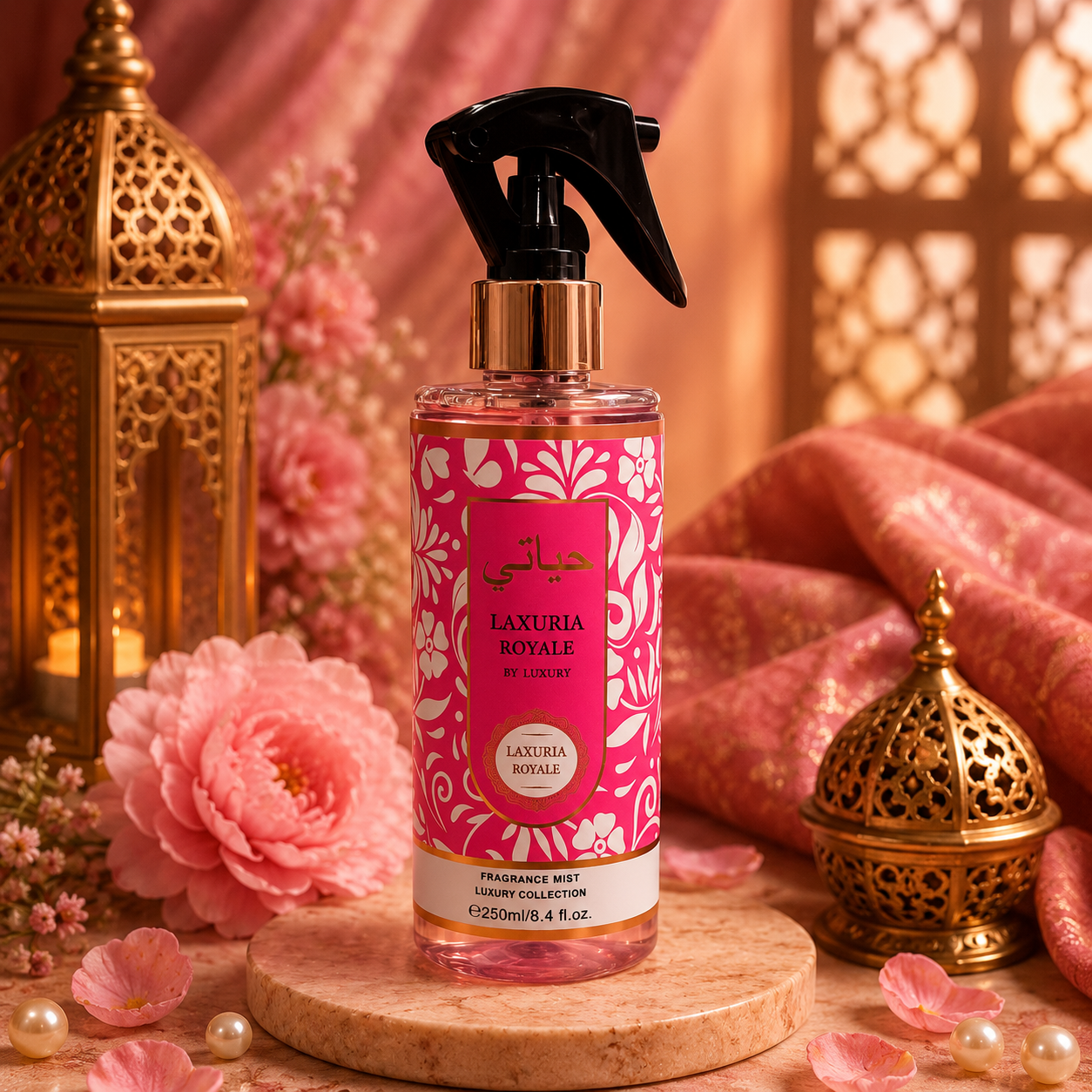 Lot de 8 Pièces - Spray d’intérieur Mixte Dubai 250ml - Laxuria