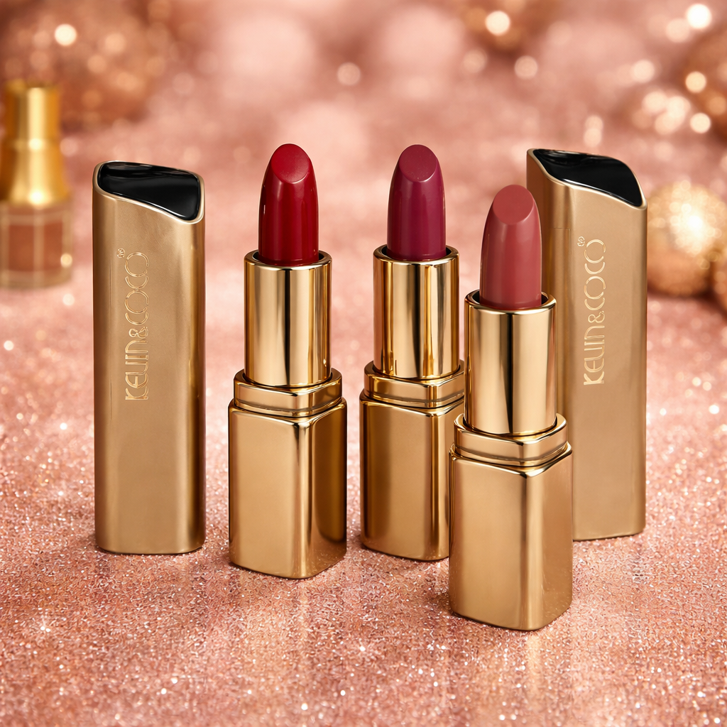 Lot de 36 Pièces - Rouge à Lèvres Golden Sand 6 Couleurs - Kevin & Coco