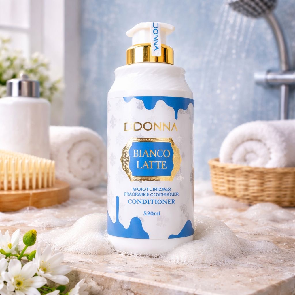Lot de 6 Pièces - Après-Shampoing Bianco Latte 520ml - D’Donna