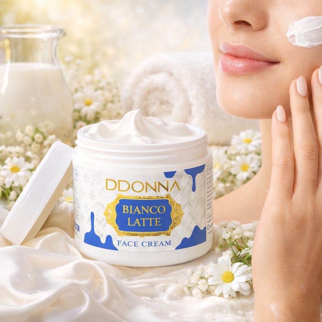 Lot de 6 Pièces - Crème visage Bianco Latte 115g - D’Donna