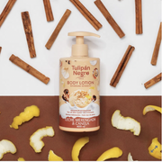 3-Piece Set - Meringue and Cinnamon Body Lotion Pump 400ml - Tulipan Negro