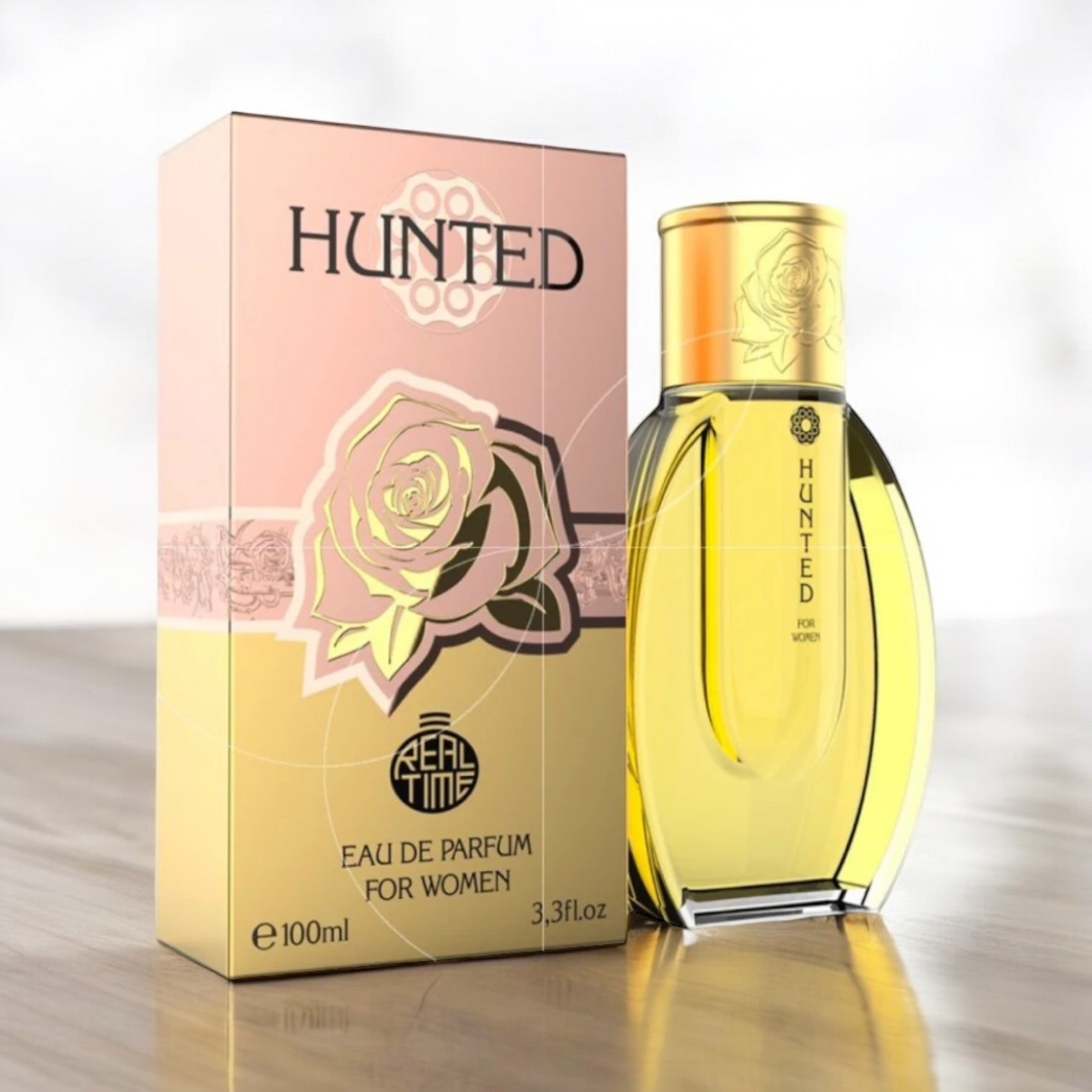 Lot de 6 pièces Eau de parfum - Hunted  100 ml pour femme - Real Time