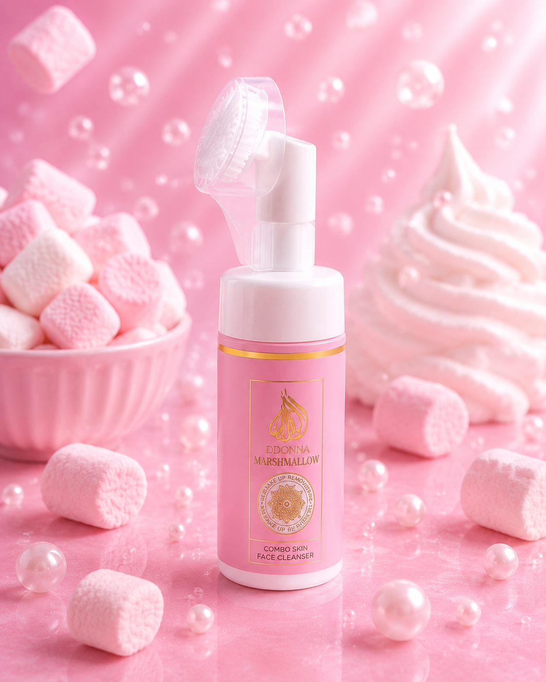 Lot de 12 Pièces - Mousse Nettoyante Marshmallow "D'Donna Dubai 100ml - D'DONNA