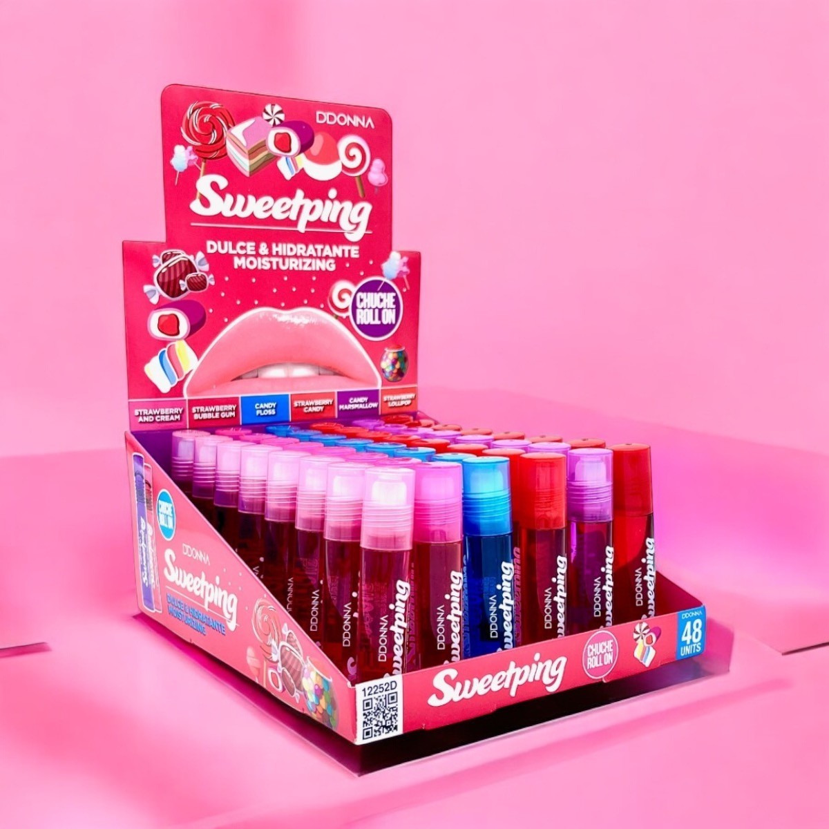 Gloss roll on sweetping d'donna candy