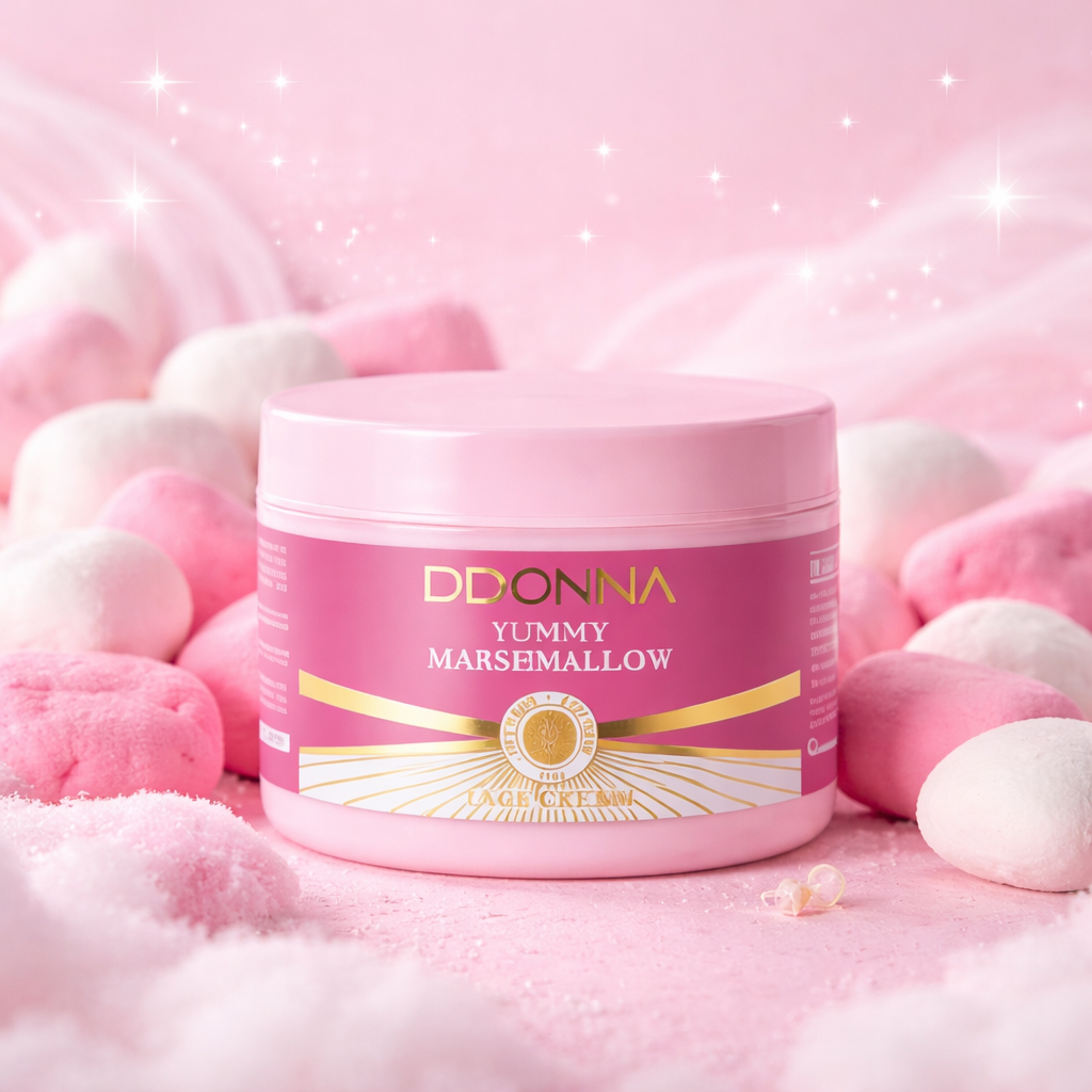 Lot de 6 Pièces - Crème Visage Yummy Marshmallow 115g - D’Donna