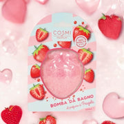 XXL strawberry bath bomb 150g from Cosmi Milano