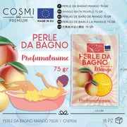 LOt de 5 Perles de bain à la mangue cosmi premium 75GR C747106