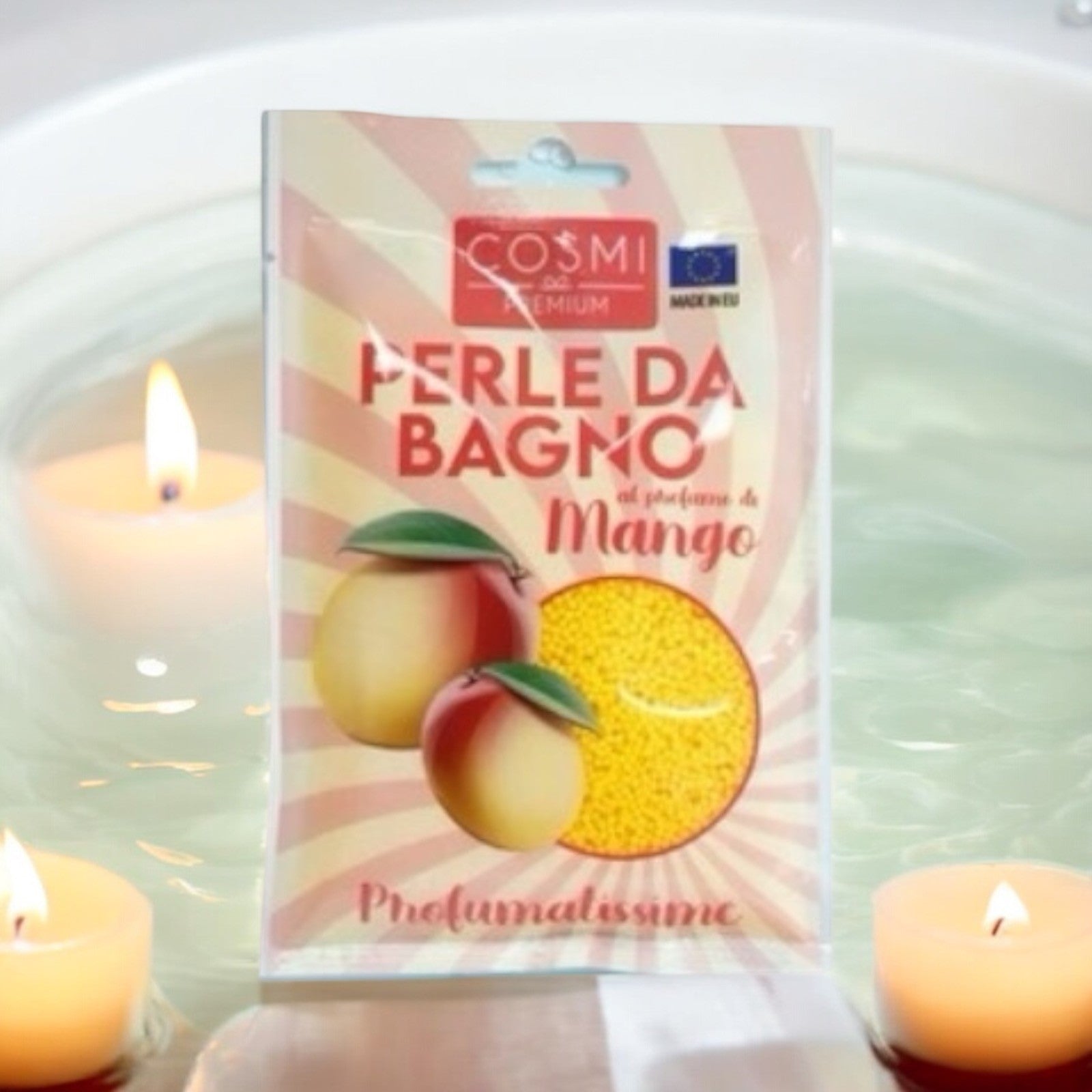 LOt de 5 Perles de bain à la mangue cosmi premium 75GR C747106