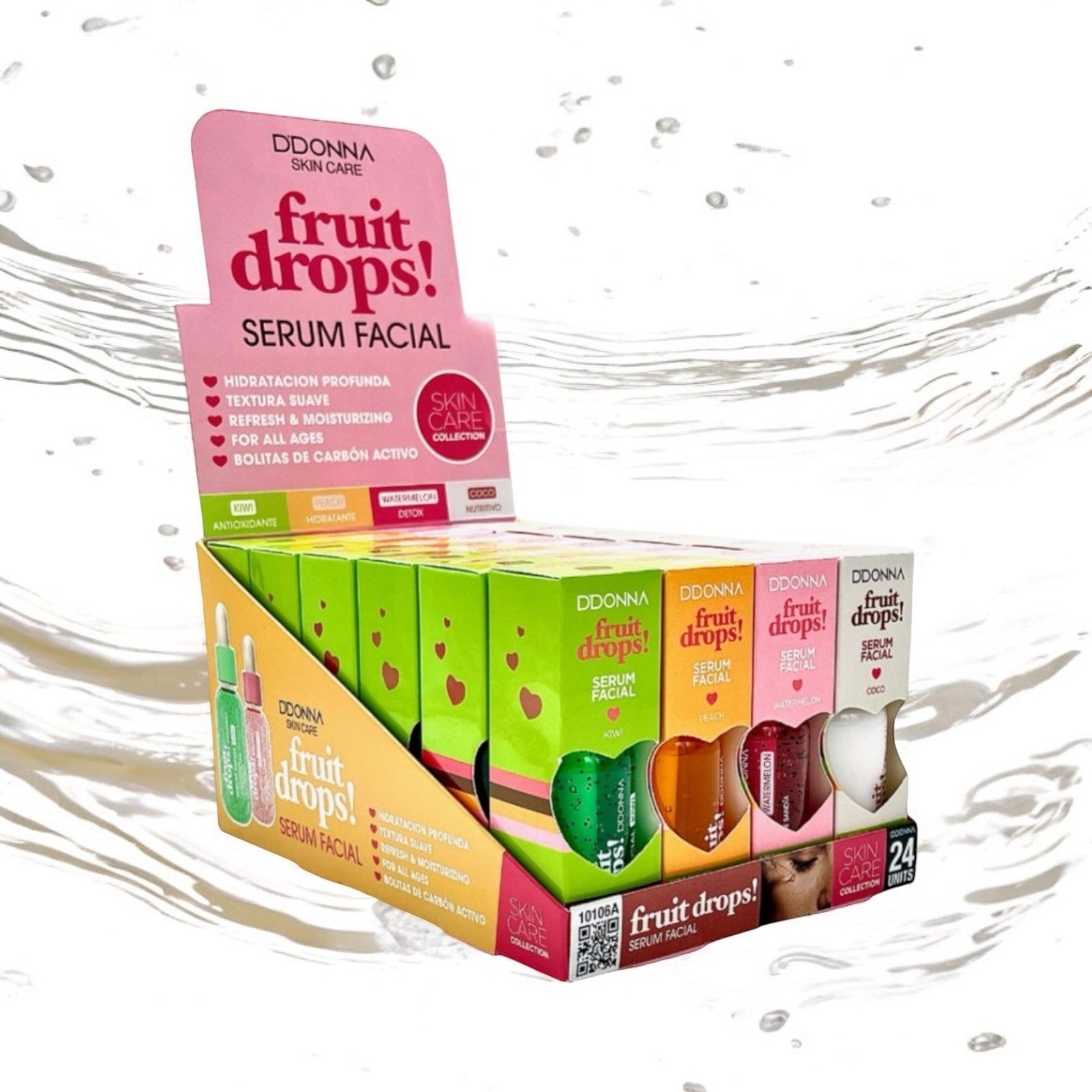 Set of 24 Pieces - Fruit Drops Serum Skincare Collection - D'Donna