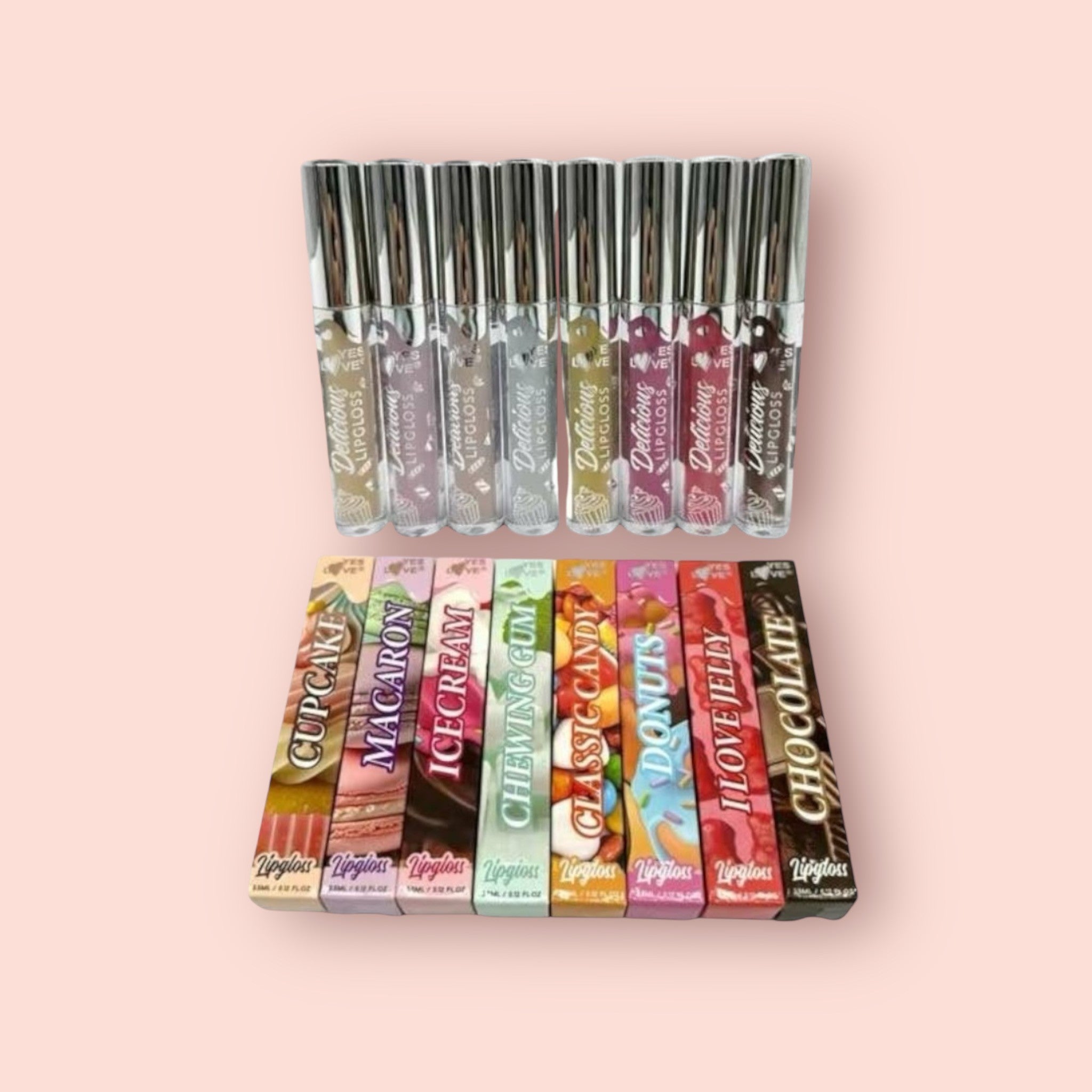 Pack of 48 delicious lip glosses from yes love 8428 