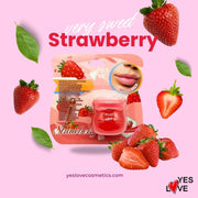Lot de 24 - Masque hydratant pour les lèvres fraise yes love