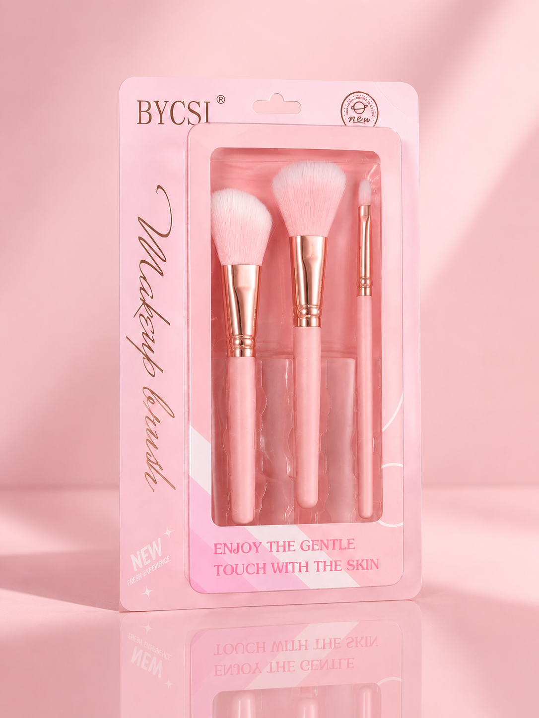 Lot de 12 Pièces - Kit Pinceaux Teint & Yeux 3 pièces - BYCSI