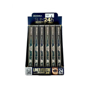 Lot de 24 eyeliner feutre waterproof 11250A