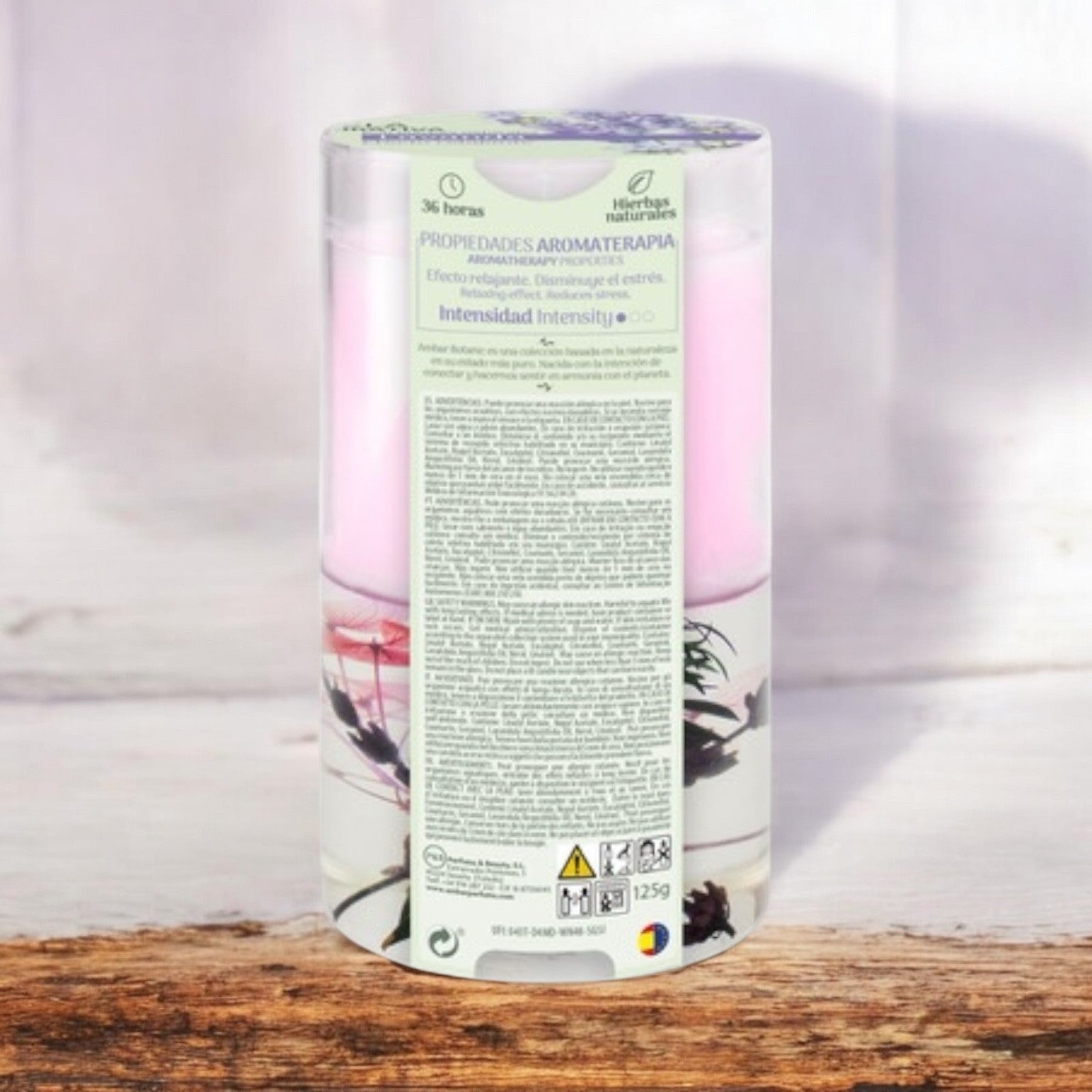 Lot de 8 bougie gelatine gamme botanic de chez ambar lavande