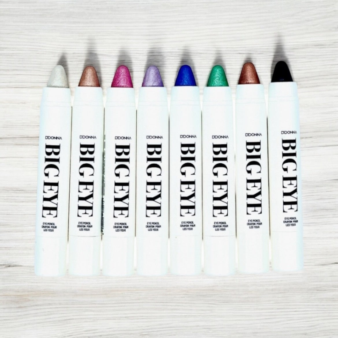 Lot de 48 - Crayon big eye fards à paupière 2en1 - D'donna