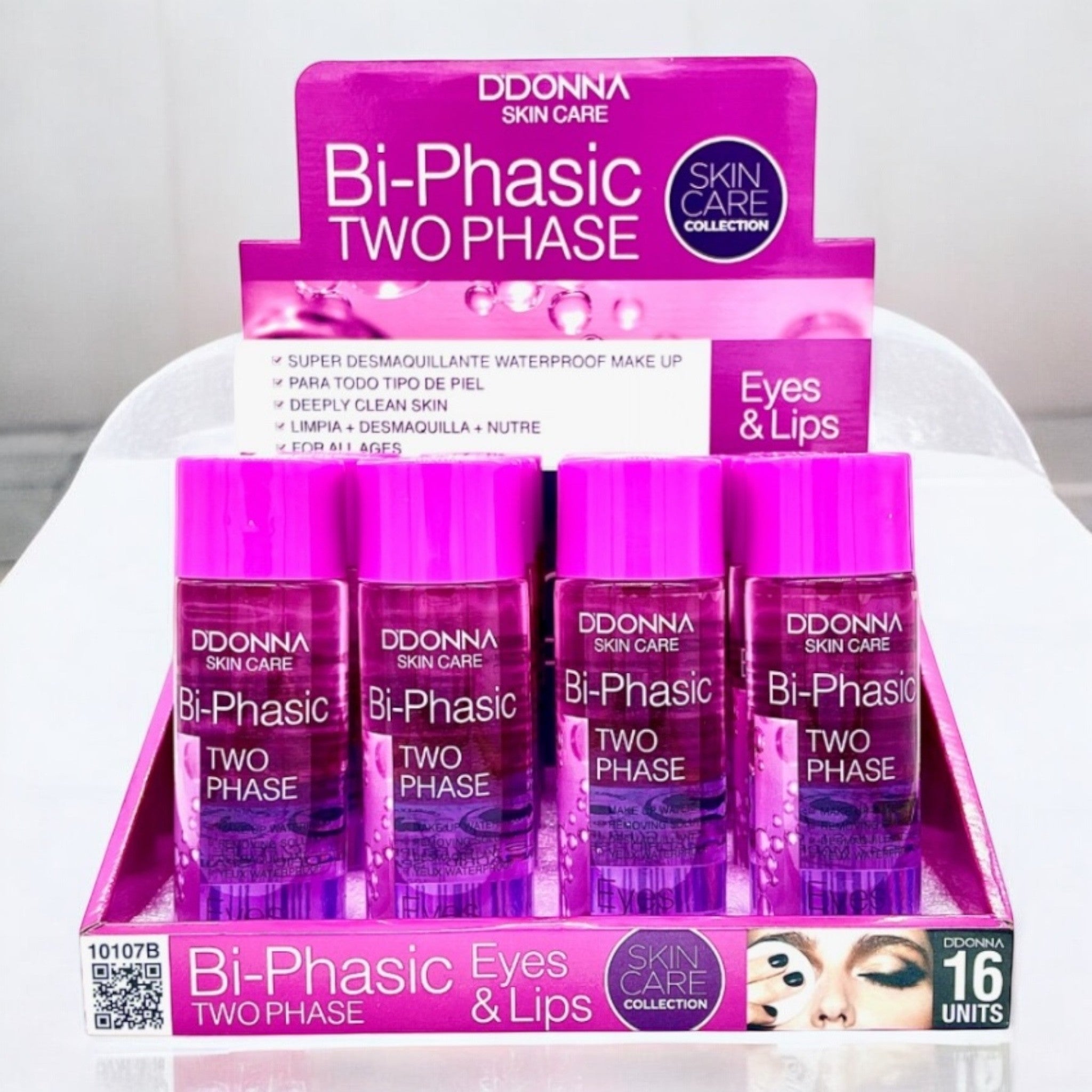 Lot de 16 - Eau micellaire Bi-Phase Skin Care - D'Donna - 10107B
