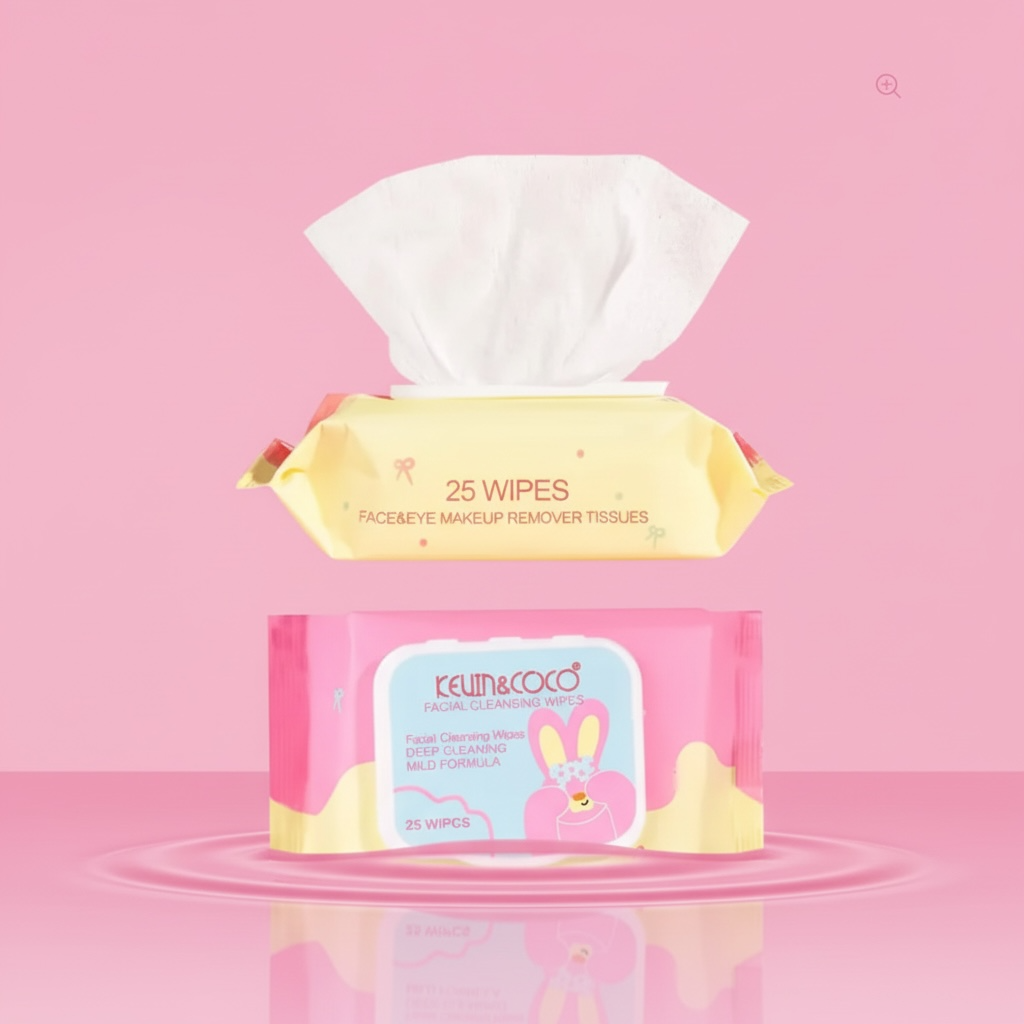 Lot de 12 - Lingettes Démaquillantes Bunny - Kevin & Coco