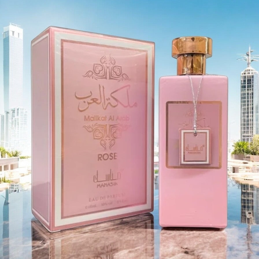 Lot d 6 eau de parfum malikat al arab rose manasik 100ML
