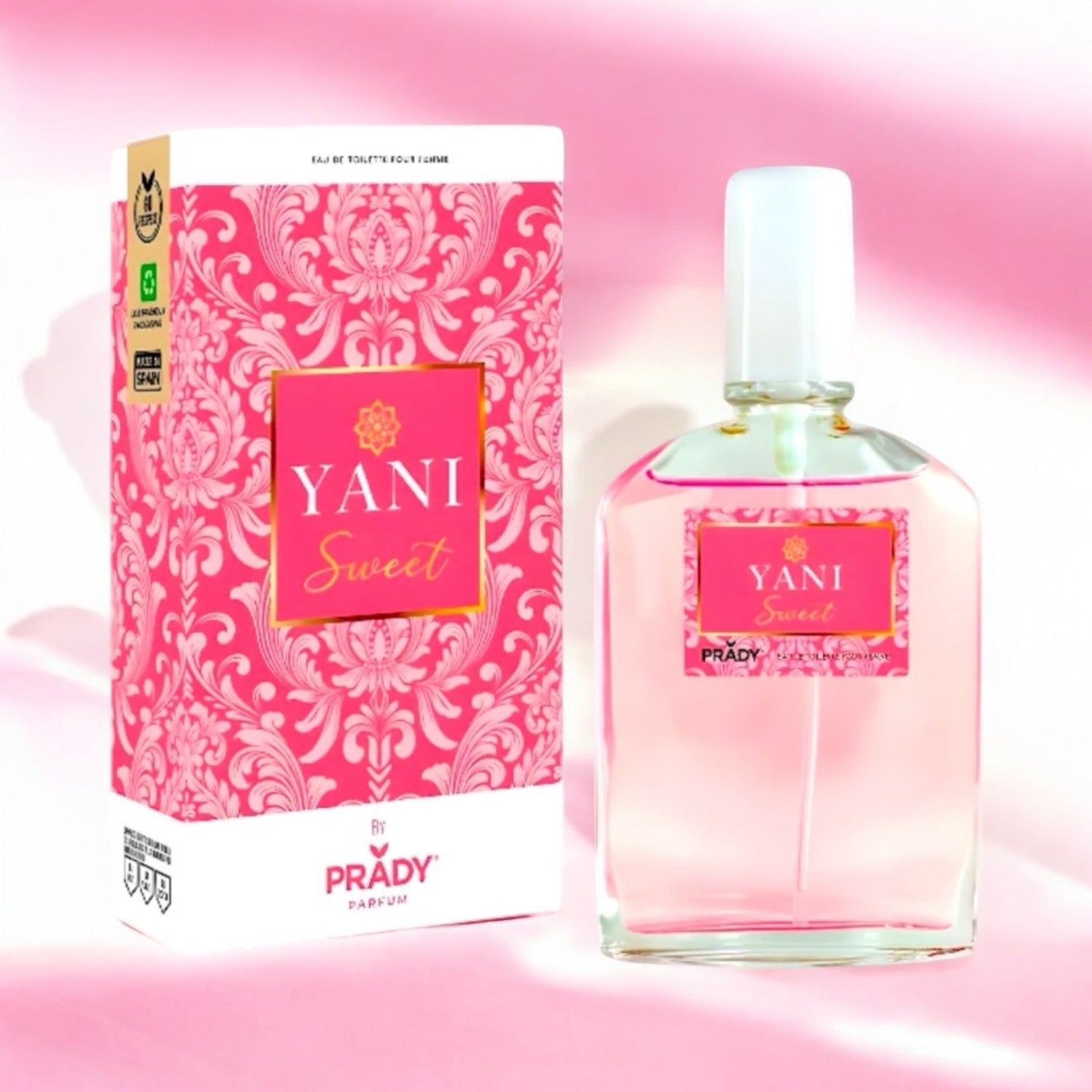 Lot de 6 - Parfum yani sweet 90ml - Prady