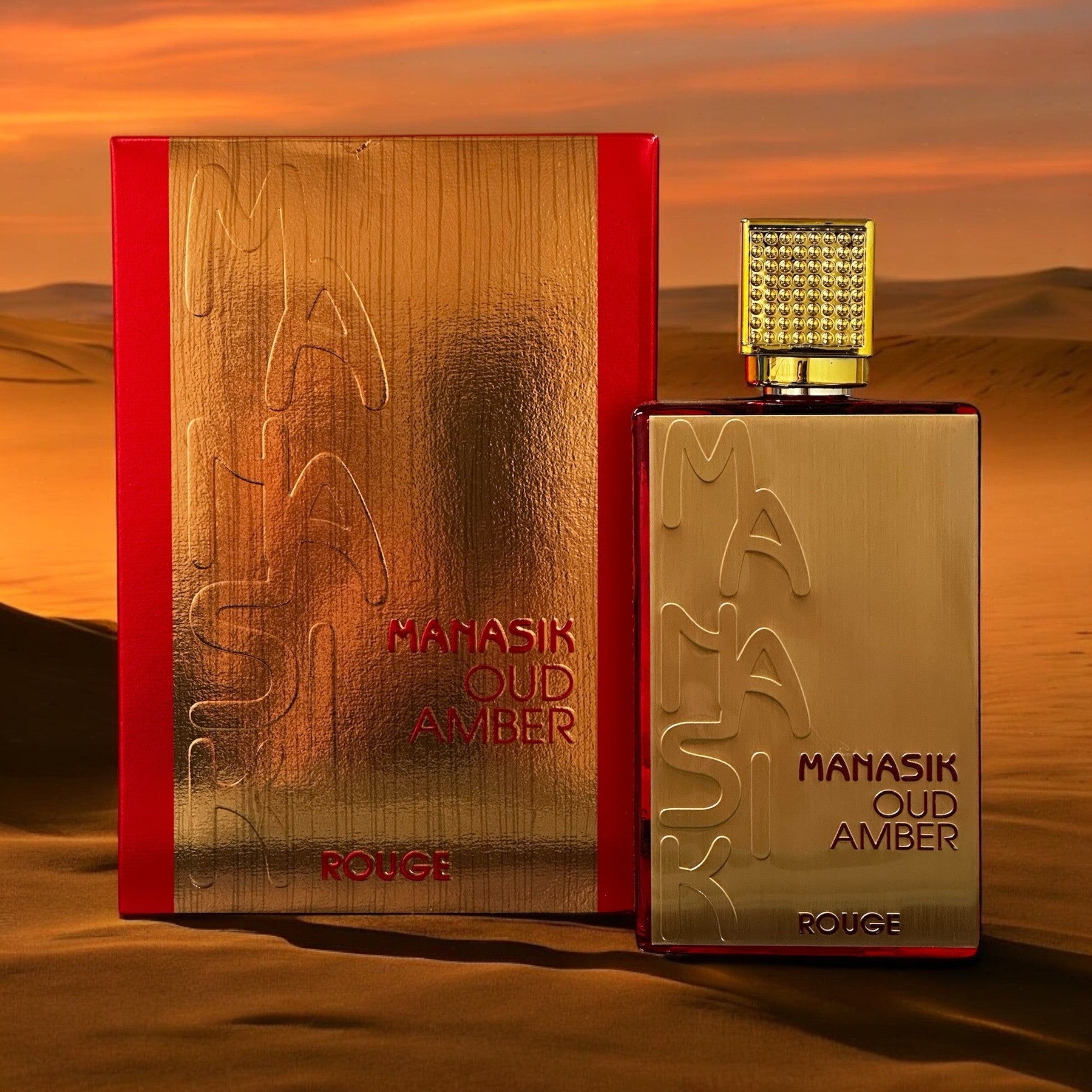 Eau de parfum manasik oud amber rouge