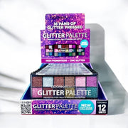 Set of 12 - Glitter Eyeshadow Palette - D'Donna