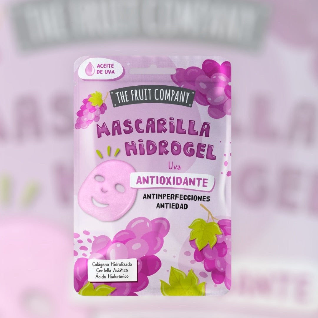 Lot de 24 masque hydrogel aux raisins - The fruit company