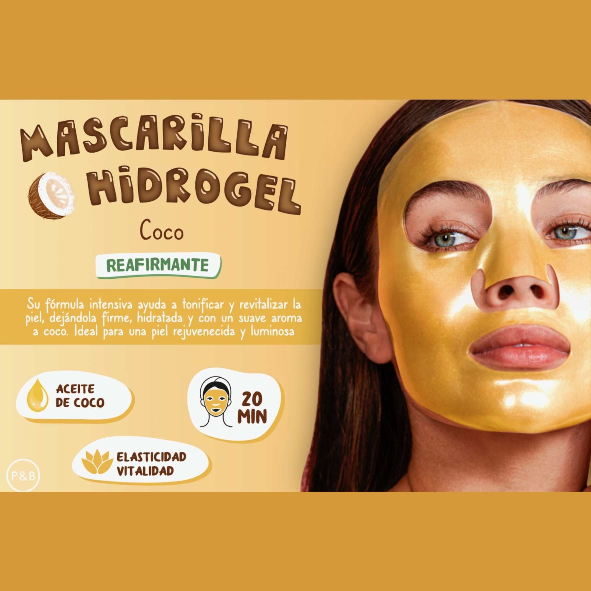 Lot de 24 masque hydrogel coco - The fruit company