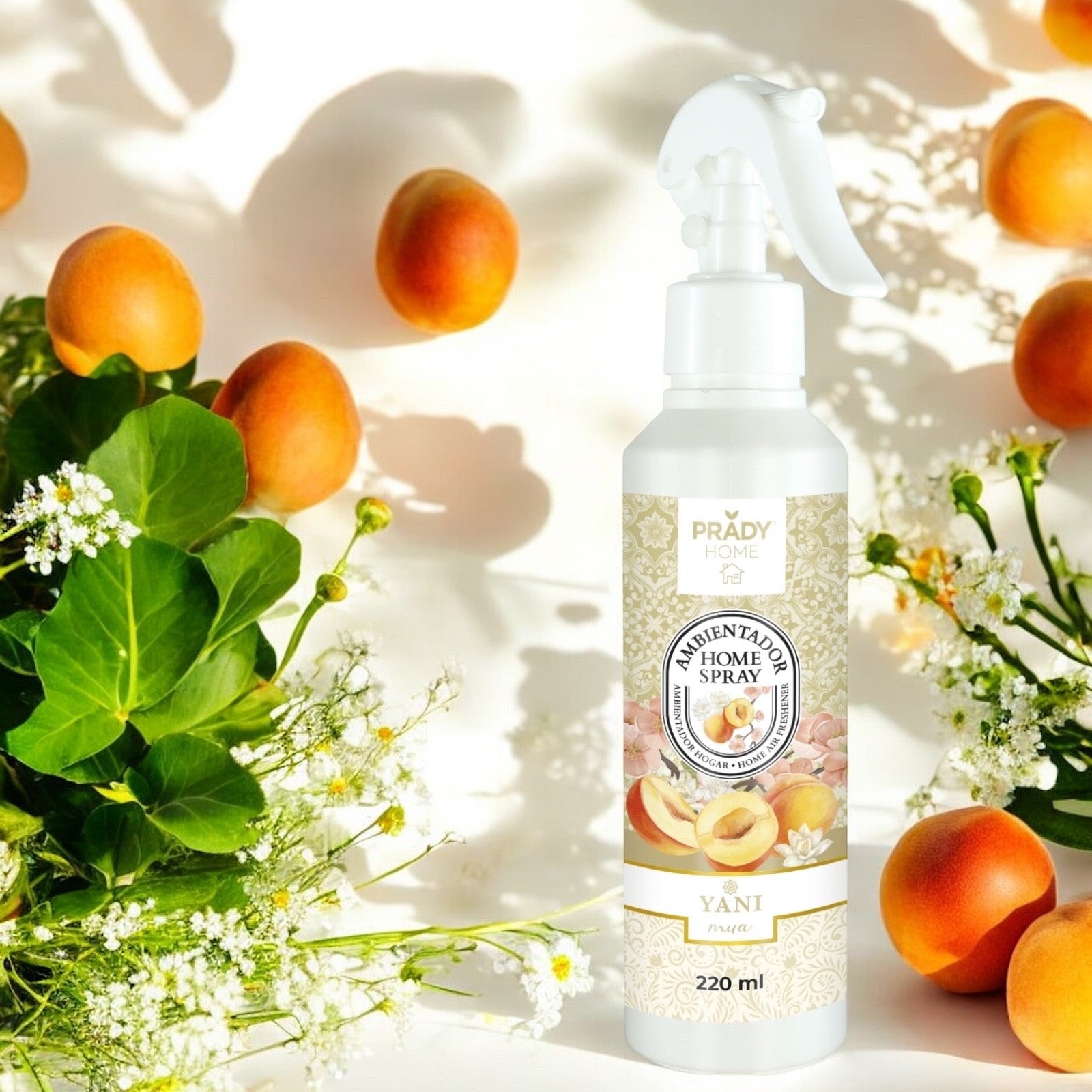 Spray d'ambiance maison et tissu prady yani mua 220ML