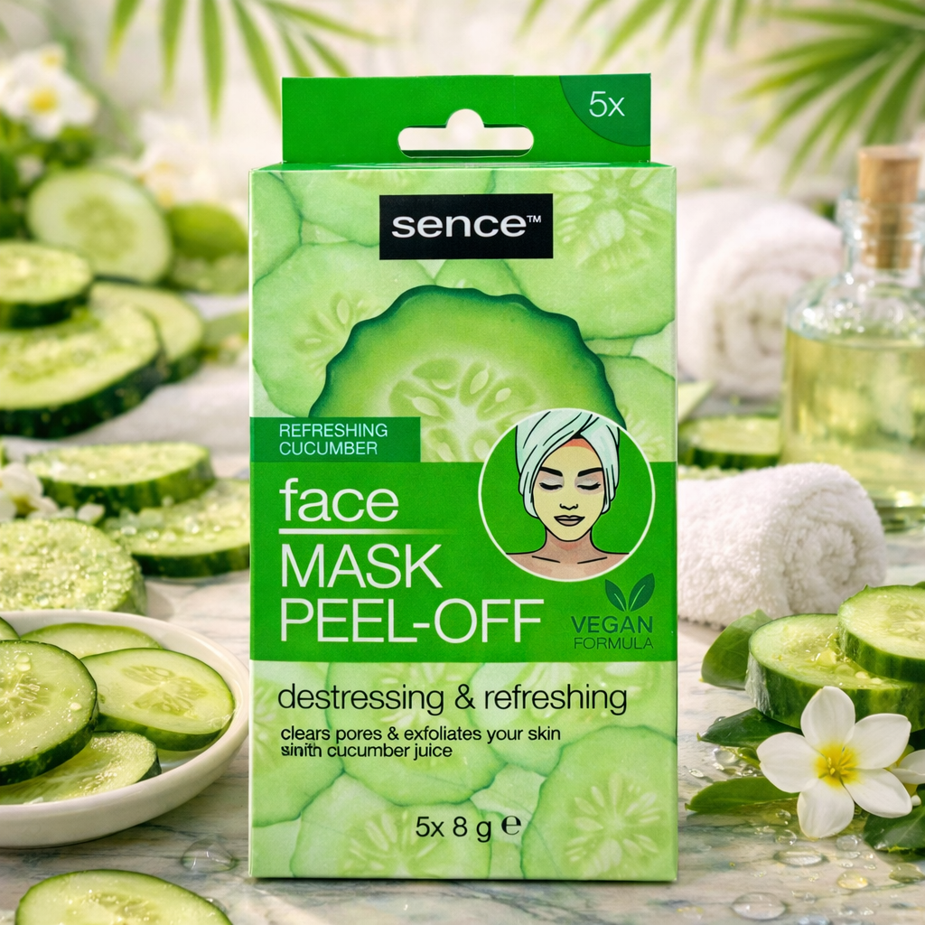 Lot de 24 Pièces - 5 Masque Peel Off Anti-Stress et Rafraichissant - Sence