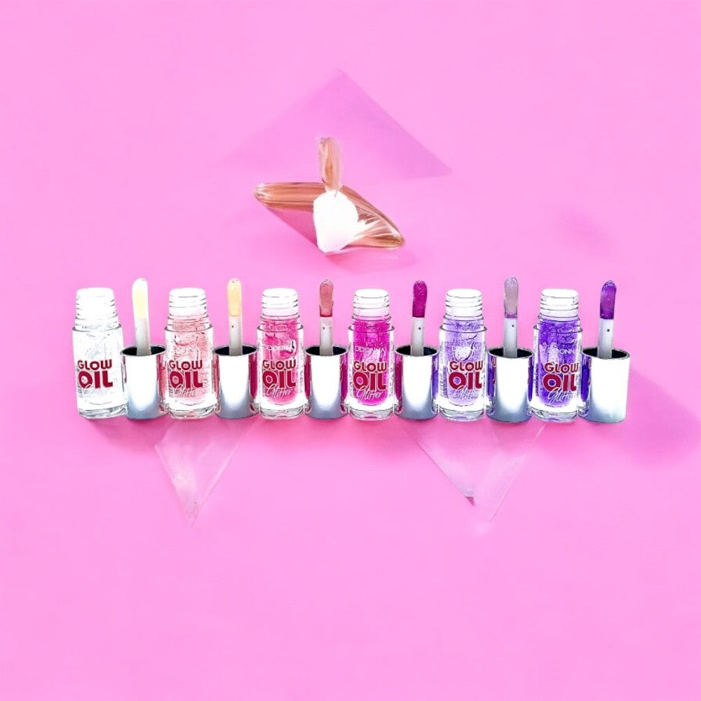 Gloss glow glitter oil d'donna 12281B