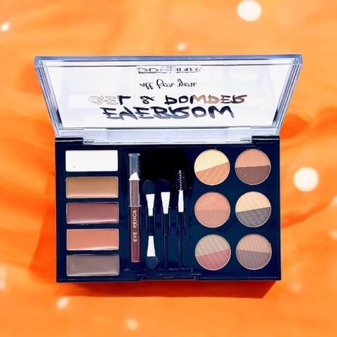 Lot de 12 palette sourcils gel et poudre - D’donna 11292A