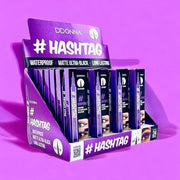 Set of 24 Pieces - Hashtag Eyeliner, Purple, Waterproof - 11251D - D'donna