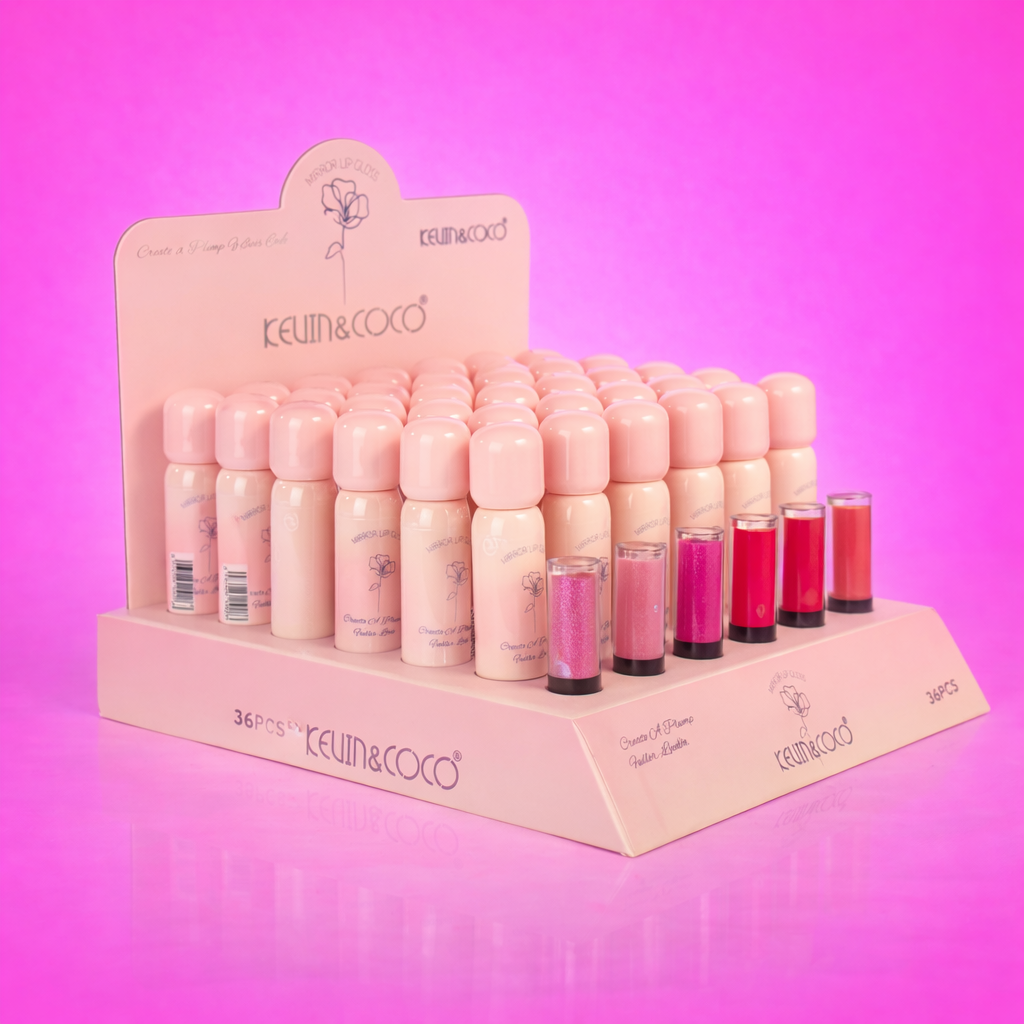 Set of 36 Pieces - Lip Gloss Mirror - Kevin & Coco