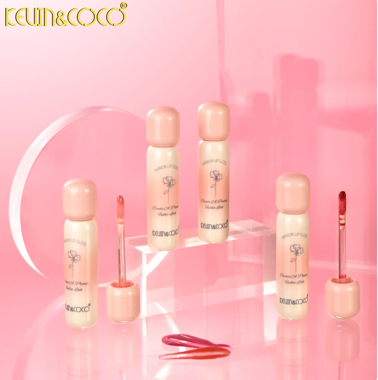 Set of 36 Pieces - Lip Gloss Mirror - Kevin & Coco